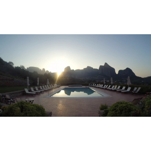 Meteora Hotel Runrise Pool View